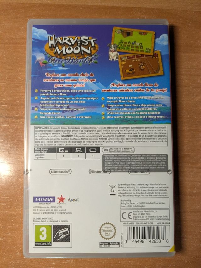 Harvest Moon Switch - Mad Dash + One World