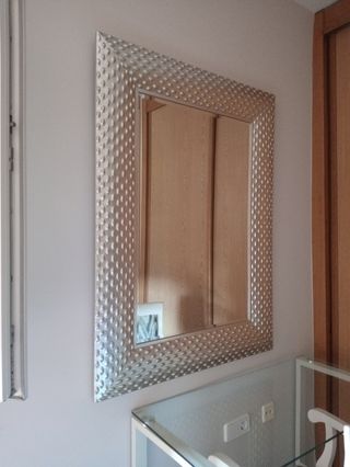 Espejo pared plata - Moderno