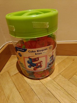 Cubo Bloques Erizo (150 piezas)
