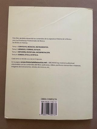 Libros conservatorio