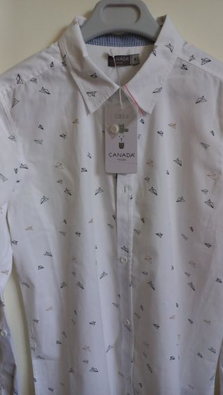 Camisa niño 16 años - avión - Canadá House