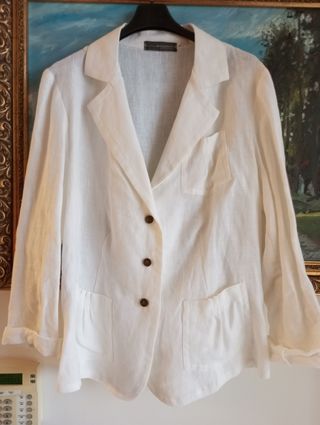 Giacca lino bianca PAQUITO XL