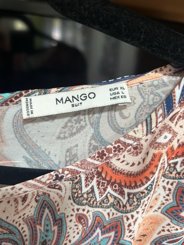 Vestido largo multicolor