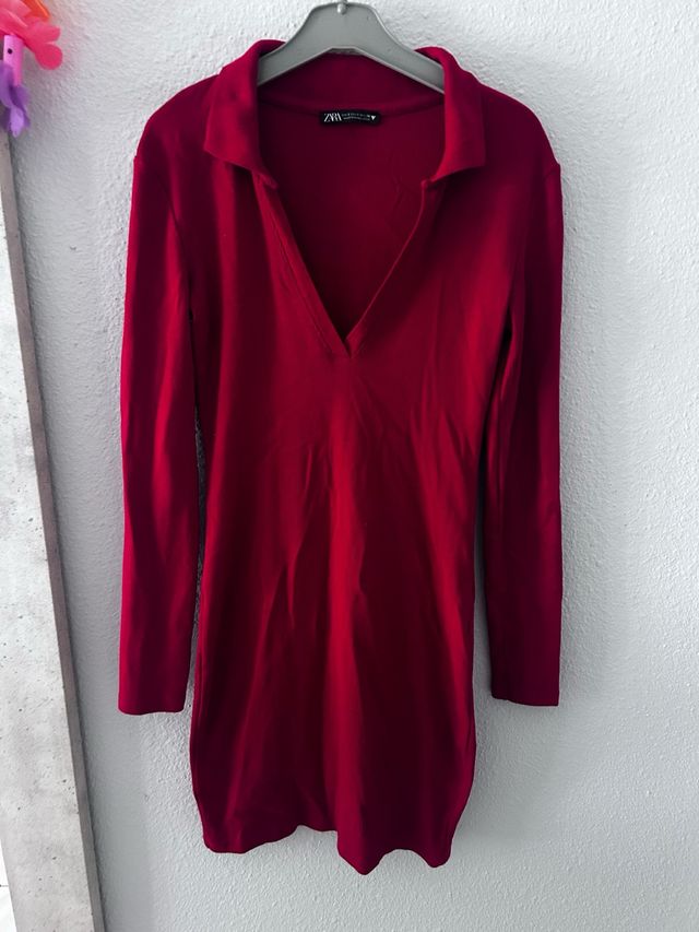 Vestido Zara rojo