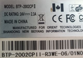 Cabezal Láser IMPRESORA TICKETS BTP-2002 Bluepos