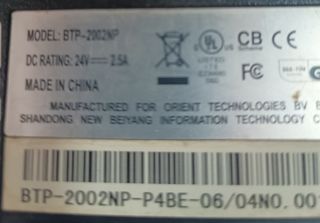 Cabezal Láser IMPRESORA TICKETS BTP-2002 Bluepos