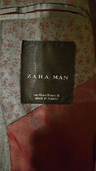 Traje de hombre Zara Man