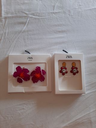 Pendientes Zara - Flores