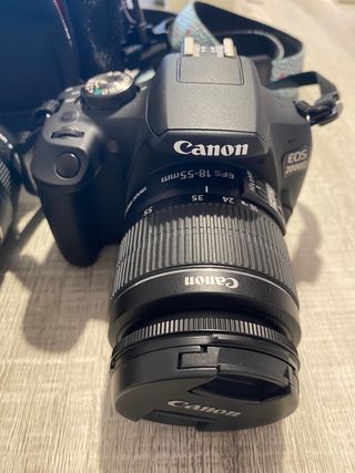 Canon EOS 2000D + 2 objetivos