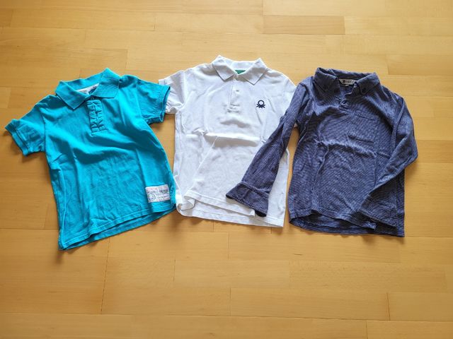 3 Polos niño 5-6 años - Variados