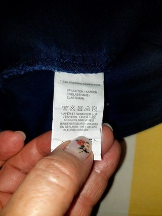 3 Faldas Thierry Armand - burdeos, Verde y azul ma