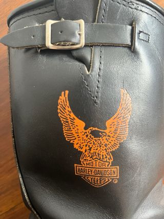Harley Davidson stivali biker in pelle nera 42