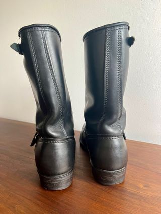 Harley Davidson stivali biker in pelle nera 42