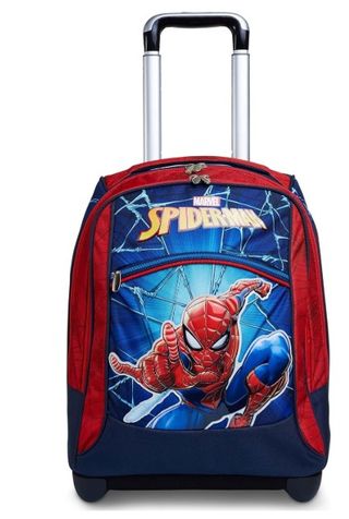 TROLLEY SPIDERMAN ZAINO SCUOLA RAGAZZI BAMBINI
