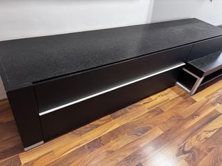 Mueble TV salón - Negro/Marrón