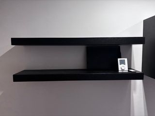 Mueble TV salón - Negro/Marrón