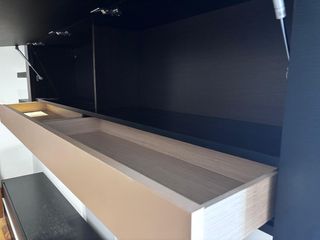 Mueble TV salón - Negro/Marrón