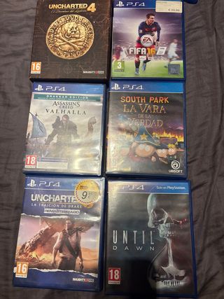 6 Juegos PS4 Variados