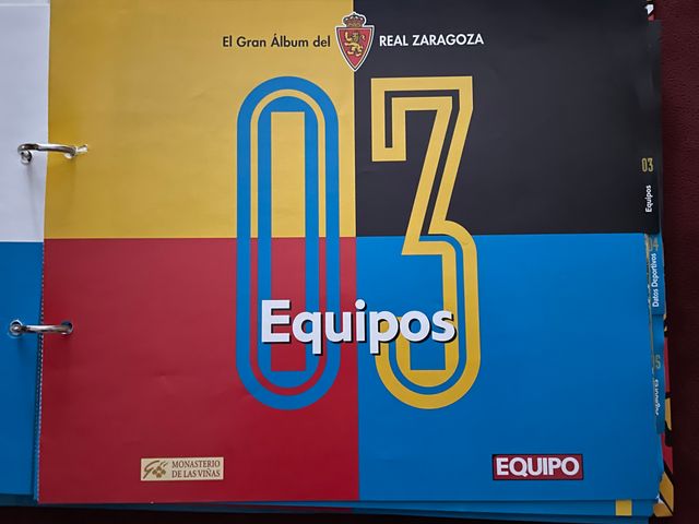 Álbum Real Zaragoza coleccionismo