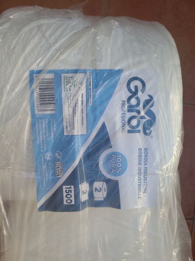 2 Bobinas Papel Higiénico Industrial