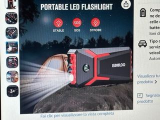 Avviatore GOOLOO GE2000 - Booster Auto