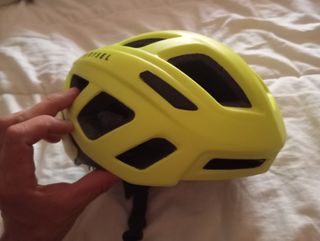 Casco bici Van Rysel amarillo