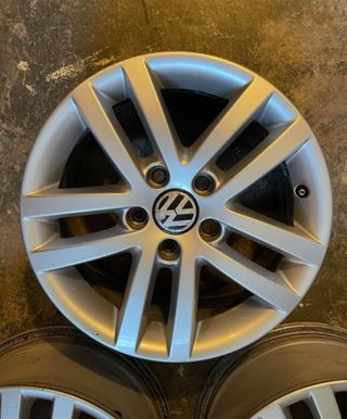 1° SET di 2 Cerchi VW 16" originali + Alpin