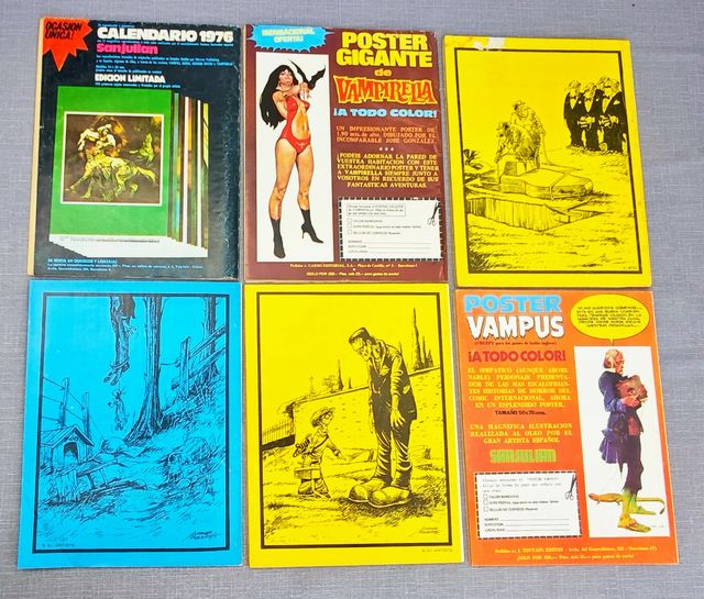 Lote V, 6 Revistas Dossier Negro años 70