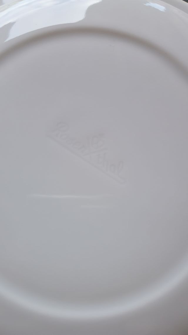 Casseruola Rosenthal bianca in porcellana