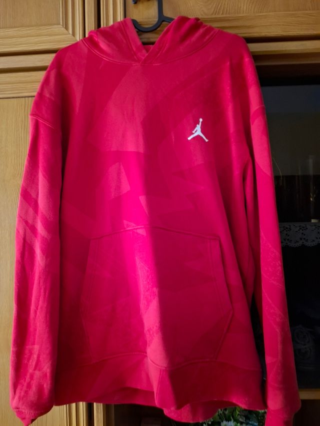 Sudadera Jordan roja hombre