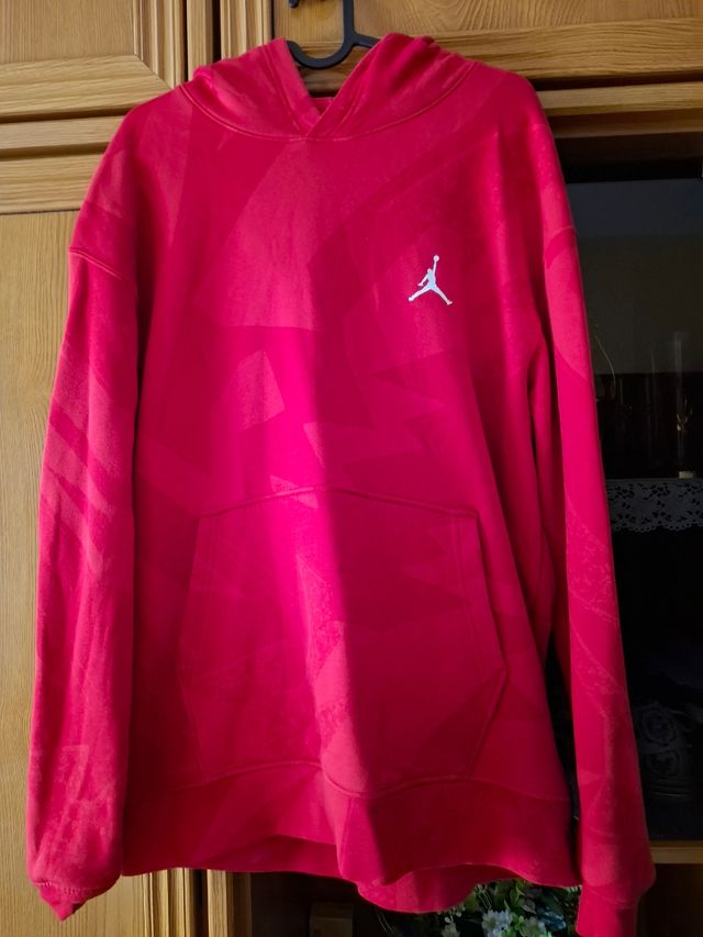 Sudadera Jordan roja hombre
