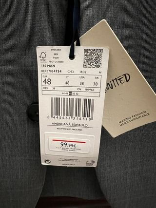 Traje gris hombre - Klinglan