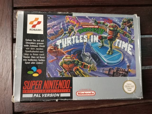 SNES Ninja Turtles IV Turtles in Time - Konami