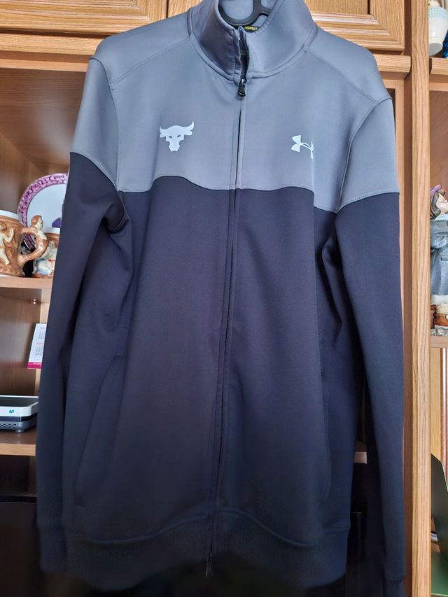 Chaqueta Under Armour Hombre Negro Gris
