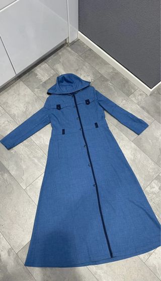 Vestido largo azul
