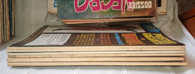 Lote IV, 6 cómics Dossier Negro años 70