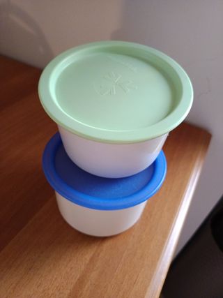 Contenitore Tupperware rotondo 2pz