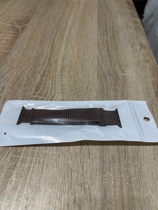 Correa Apple Watch - Velcro Marrón