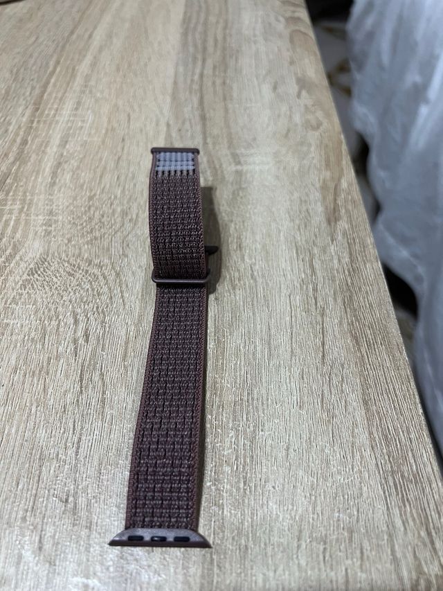 Correa Apple Watch - Velcro Marrón