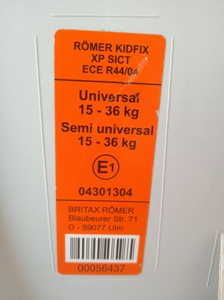 Silla coche Römer Kidfix XP Sict