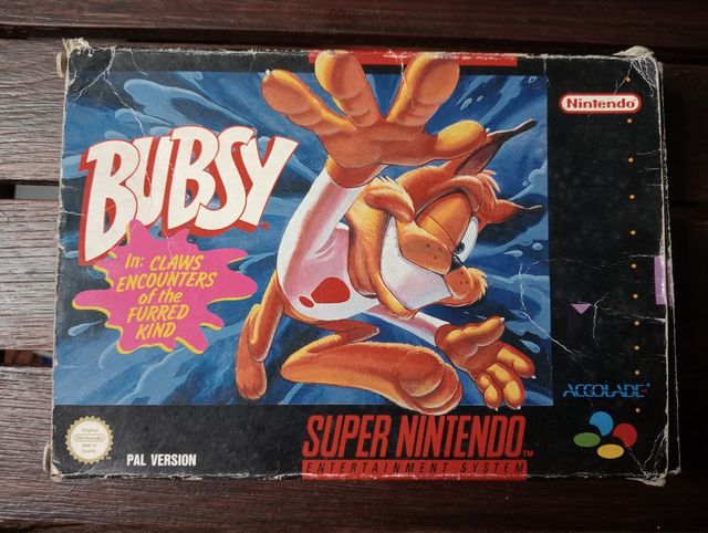 Bubsy SNES PAL - Accolade - Super Nintendo
