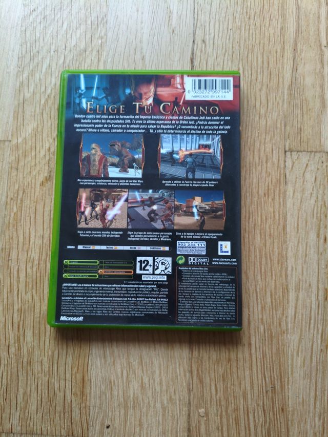 Xbox Star Wars Caballeros Antigua República KOTOR