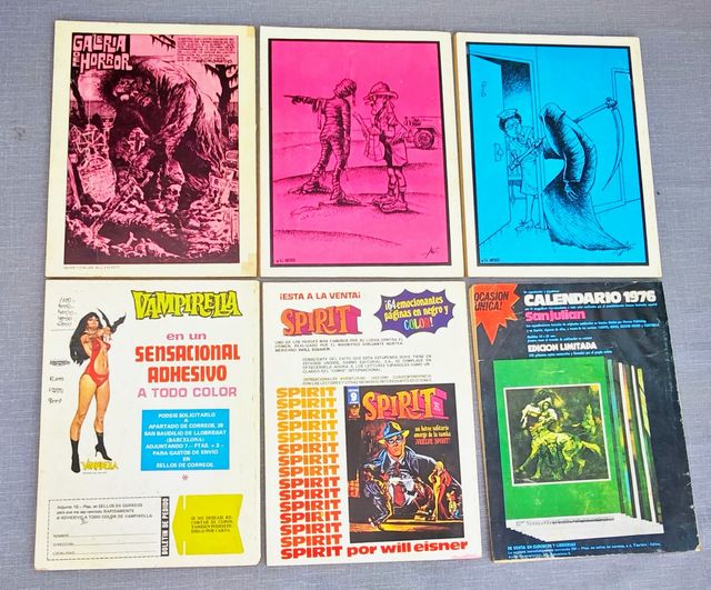 Lote III, 6 tebeos Dossier Negro años 70