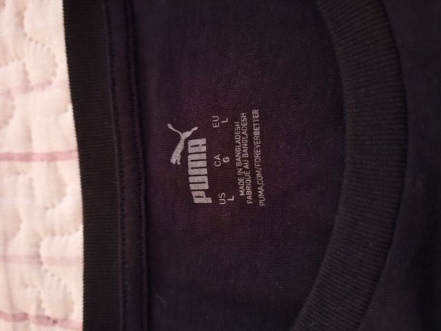 Camiseta Puma Negra - Talla L