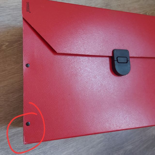 Caja archivadora con asa