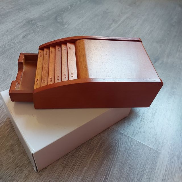 Agenda Telefono Madera Vintage