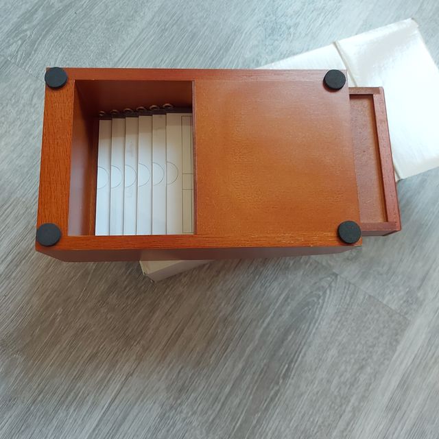 Agenda Telefono Madera Vintage