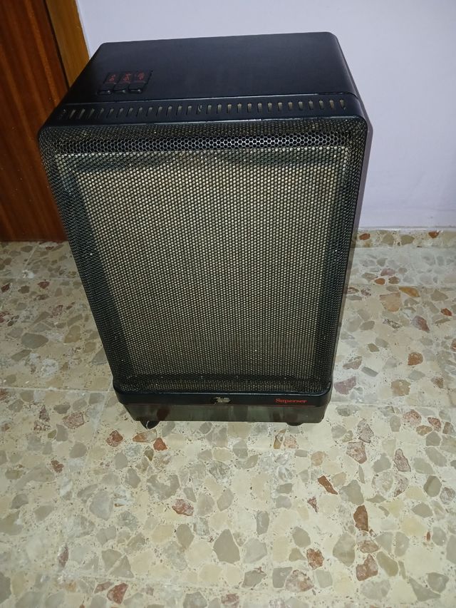 Estufa butano Superser negra