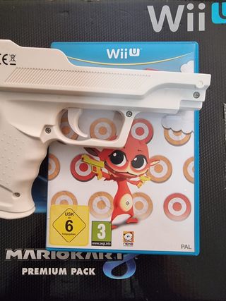 Wii U  Juego cocoto +  pistola.