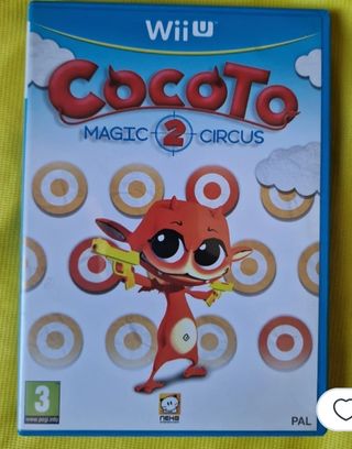 Wii U  Juego cocoto +  pistola.
